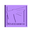 Warhammer Logo.stl Warhammer Token Expansion Pack #2 WH Game Series Logos Edition