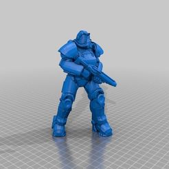 a6009df2d81a97e4cab039e1f3bcebe9.png Fichier STL gratuit Armure de puissance différente des écrans de chargement de Fallout 4・Design imprimable en 3D à télécharger
