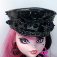 зображення_2024-12-01_214210078.png Chapeau gothique personnalisé pour OOAK pour monster high/ ever after high