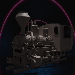 left.png 3D file Steam Locomotive・Model to download and 3D print, brunanania