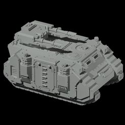 Razorback-Temp0003a.jpeg STL file Epic 6mm Razorback Tank with Reinforced Armour・3D printing model to download