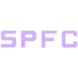 SPFC_Letra_Rev1 v2.stl São Paulo Futebol Clube - Stampa e posiziona