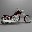18.jpg Big Dog K9 Chopper Motorcycle 3D Model For Print