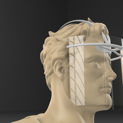 Porta_visiera5_v38.png Бесплатный STL файл Visiera COVID-19 (Face Shield)・Объект для скачивания и 3D печати
