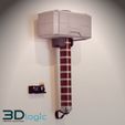 CREATIVE SOLOUTIONS Wall mount for Thor's Hammer 76209 Marvel