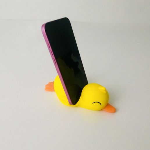 Sleepy Duck Phone Holder 3D model