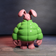 conejo3.png RUBY - ATMOS Art Toy | Kaninchen Kaninchen Streetwear Skulptur | 3D Printable Model