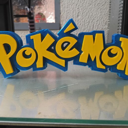 pokemon logo 3D model