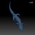 ForPrint1.jpg Japanese Cave Gecko-Goniurosaurus orientalis-STL mit Full-Size-Textur-High-Polygon- 3D Modell inkl. Zbrush- Originale