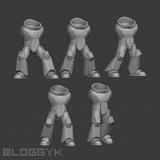 mk16-bodies.png STL-Datei Dornian Heresy mk16 pack・3D-Druck-Idee zum Herunterladen, LoggyK