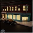 0010.jpg 3D file BACK TO THE FUTURE INSPIRED- LOU'S CAFE 1/64 SCALE - HOT WHEELS COMPATIBLE・3D printing design to download