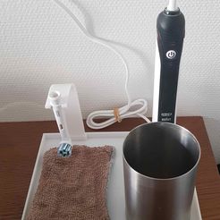 support brosse à dent.jpg Electric tooth brush support and holder - electric tooth brush support and holder