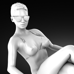 Screenshot-2022-06-03-at-21.57.34.png STL file Beautiful beach girl sitting like a boss・3D printer design to download, AnnaBrave