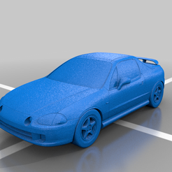 delsol_all.png Free STL file Honda CRX Del Sol・3D print design to download