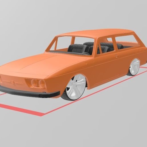 Carro-vw-variante-car 3D model