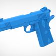 023.jpg Remington 1911 Enhanced pistol from the game Tomb Raider 2013 3D print model3