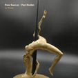 IMG_20190220_085210.png STL file Pole Dancer - Pen Holder・3D printable design to download