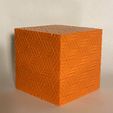 Square textured box