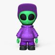 c4.jpg Lindo Alien Miniatura - Gorra - Chibi