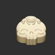 372405312_991574855388920_5113869551667777318_n.jpg Kawaii Skull with spider STL FILE FOR 3D PRINTING - LASER CNC ROUTER - 3D PRINTABLE MODEL STL MODEL STL DOWNLOAD BATH BOMB/SOAP