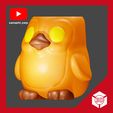 PINGUIB.jpg A Penguin turned into a 3D Flowerpot