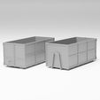 hook_lift_large.jpg 3D file Garbage pack - Set of 13 containers and bins in H0 scale・3D printable model to download