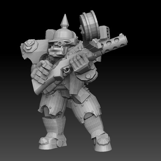 STL file Ork Astroknight Megapack・3D printer model to download・Cults