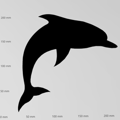 Wandtattoo-Delfin.png STL file Theo・3D print model to download