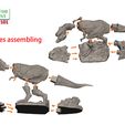 T-Rex-1-32-20.jpg Tyrannosaurus Rex dinosaur 1-32 3D sculpting printable model