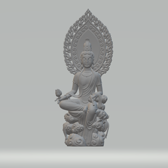 1.png Modelo de impresión 3D del Bodhisattva Guanyin