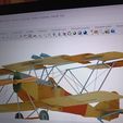 IMG_20230522_152731.jpg Biplane vintage Ansaldo SVA 5 1914 model reduced scale 1/10  (38 X34 inchs)