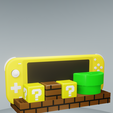 render_lite_001.png MARIO WORLD - NINTENDO SWITCH WALL AND TABLE STAND WITH DOCK + 25 GAMES