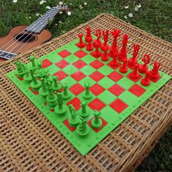 picture-(2).jpg Archivo STL Juego de ajedrez de jardín・Modelo para descargar e imprimir en 3D