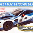 RC conversion chassis for Scalextric C4100 Aston Martin Vantage GT3 ESCAPE THE SLOT Scalextric Aston Martin GT3