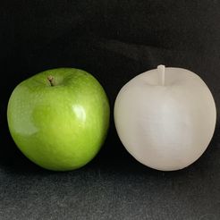 IMG_4409.jpg Fichier STL Vraie pomme - Granny Smith・Design à télécharger et à imprimer en 3D