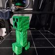 MINECRAFT FLEXI-CREEPER ARTICULATED PRINT IN PLACE CREEPER