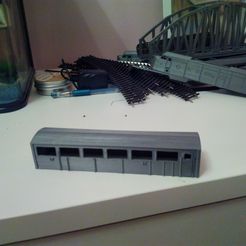 car.jpg Free STL file Santa Fe - Super Chief - F-series, PASSENGER CAR - scale model train in HO (1:87)・3D print object to download