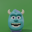 sulley.png HUEVO PASCUA CONTENEDOR ALCANCÍA - Sulley - Monster Inc