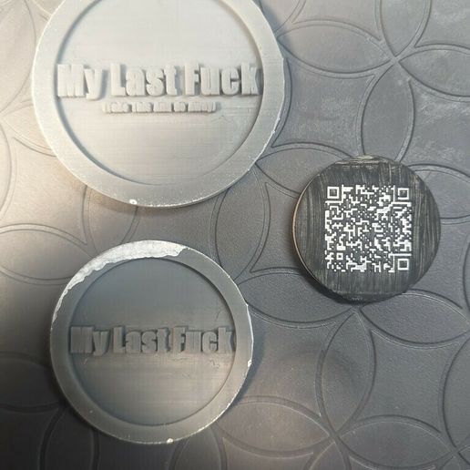 6958f421-bc7c-421b-aef9-bd3c6a232b86.jpg My Last Fuck Coin with QR link to youtube