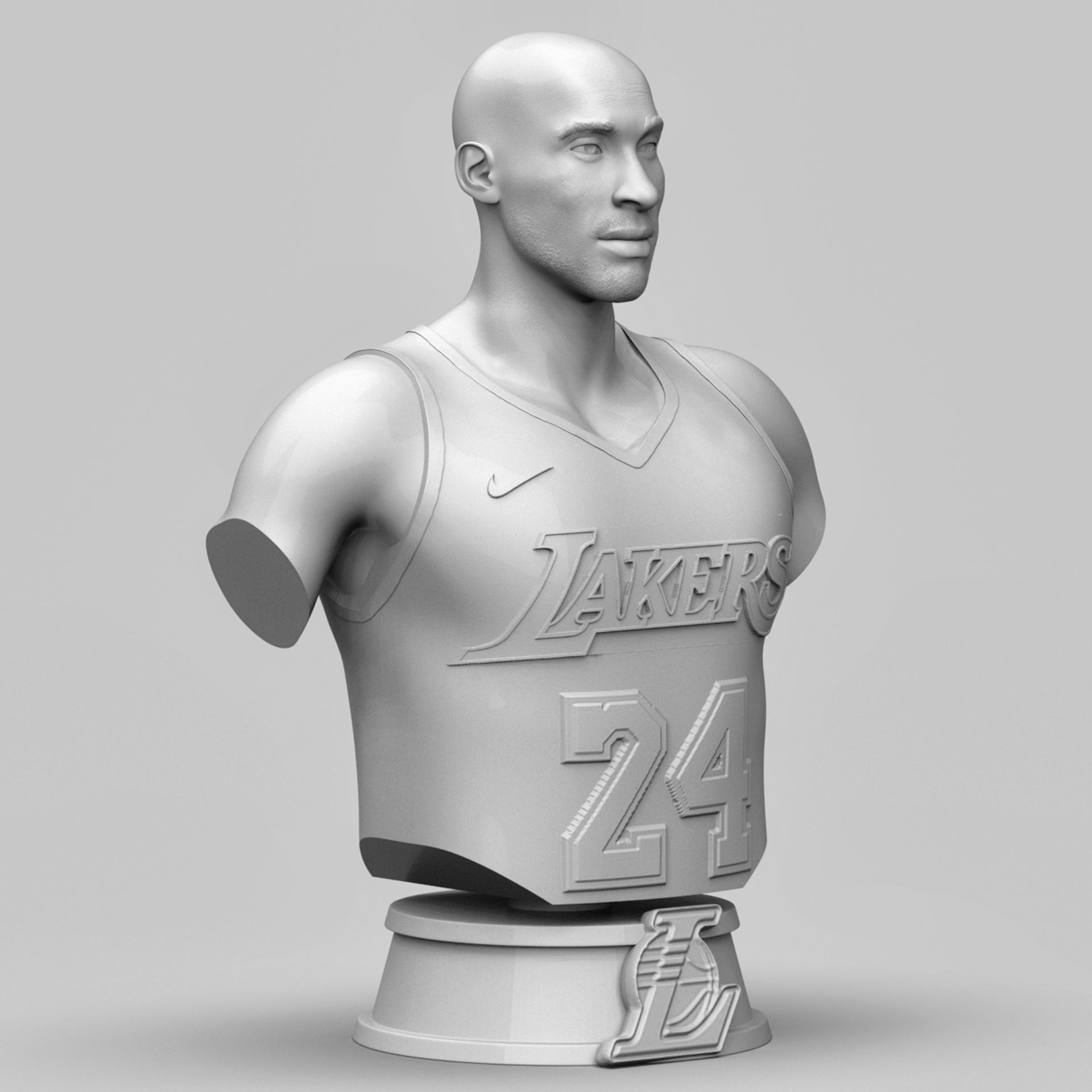 Download Stl File Kobe Bryant Bust • 3d Print Object ・ Cults