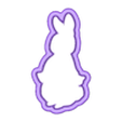 Peter Rabbit 4.5_.stl Peter Rabbit Cookie Cutter