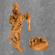 Aztec Warrior 4 (spear and shield).jpg Aztec warriors and bard miniatures
