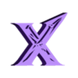 X.stl Letters and Numbers CONAN THE BARBARIAN | Logo