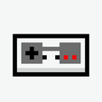 Controle-Nes.png NINTENDO CONTROLLERS (NES, 64, SUPER, FAMICOM) PIXELART 3D