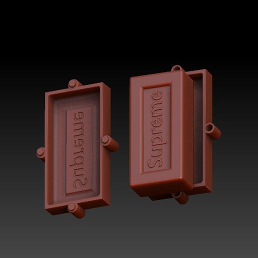 🧱 Supreme Clay Brick mold・ STL File for ・Cults