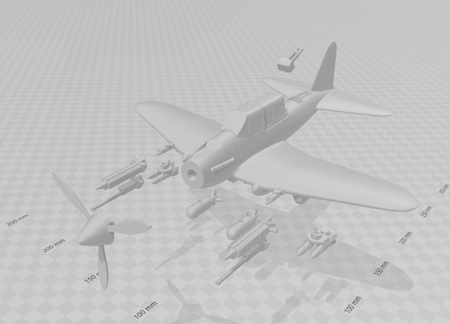 1.jpg Archivo STL gratuito IL-47M/G/T (basado en el IL-2) para Dust Tactics/Warfare 1947・Idea de impresión 3D para descargar, ANerdsNerd