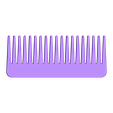 Wide_Tooth_Comb.stl Wide Tooth Comb (cnc/laser)