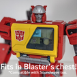 7.png Transformable Cassette Blaster for Transformers Figures