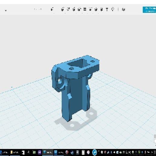 Free 3D file screw mount for your bltouch on the mk8 extruder geeetech