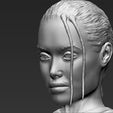 lara-croft-angelina-jolie-bust-ready-for-full-color-3d-printing-3d-model-obj-mtl-stl-wrl-wrz (36).jpg Lara Croft Angelina Jolie bust ready for full color 3D printing